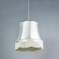 Retro Hängelampe Creme 45 cm - Granny