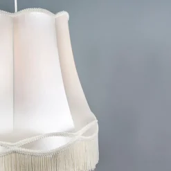 Retro Hängelampe Creme 45 cm - Granny