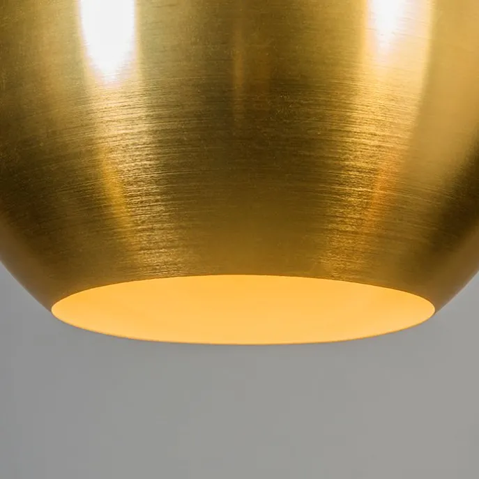 Retro Hängelampe Gold 40 cm - Slice