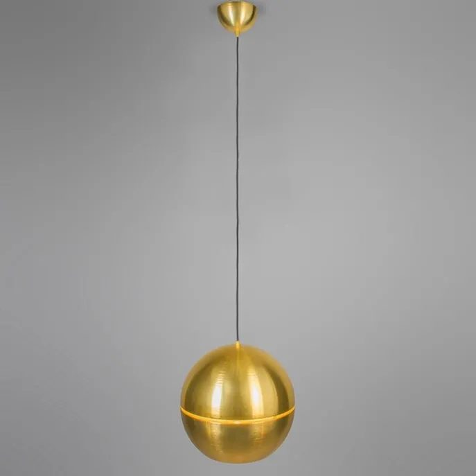 Retro Hängelampe Gold 40 cm - Slice