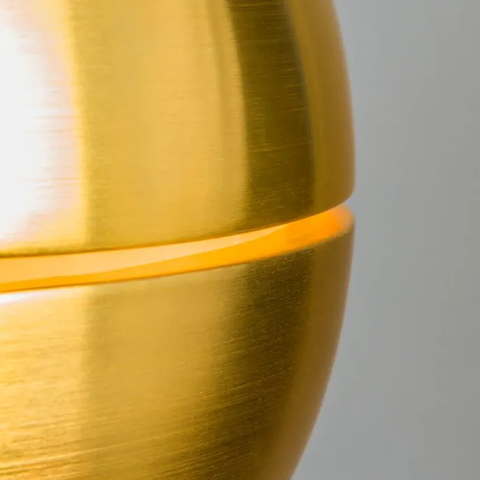 Retro Hängelampe Gold 40 cm - Slice