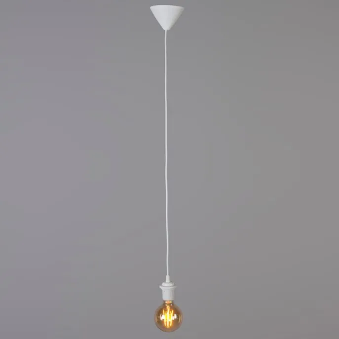 Retro Hängelampe gold 45 cm - Granny