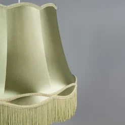 Retro Hängelampe grün 45 cm - Granny