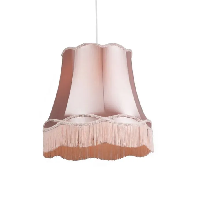 Retro Hängelampe pink 45 cm - Granny