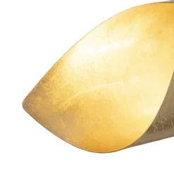 Retro Wandlampe Blattgold inkl. Schalter - Belle