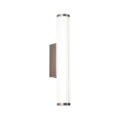 Retro Wandleuchte Bronze 40cm inkl. LED IP44 - Coco
