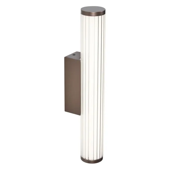 Retro Wandleuchte Bronze 40cm inkl. LED IP44 - Coco