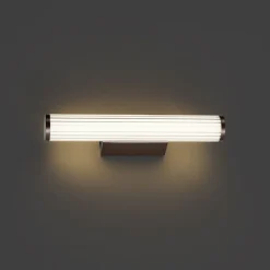 Retro Wandleuchte Bronze 40cm inkl. LED IP44 - Coco