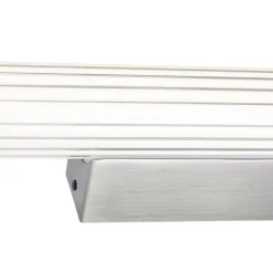 Retro Wandleuchte Gunmetal 80,4 cm inkl. LED IP44 - Coco