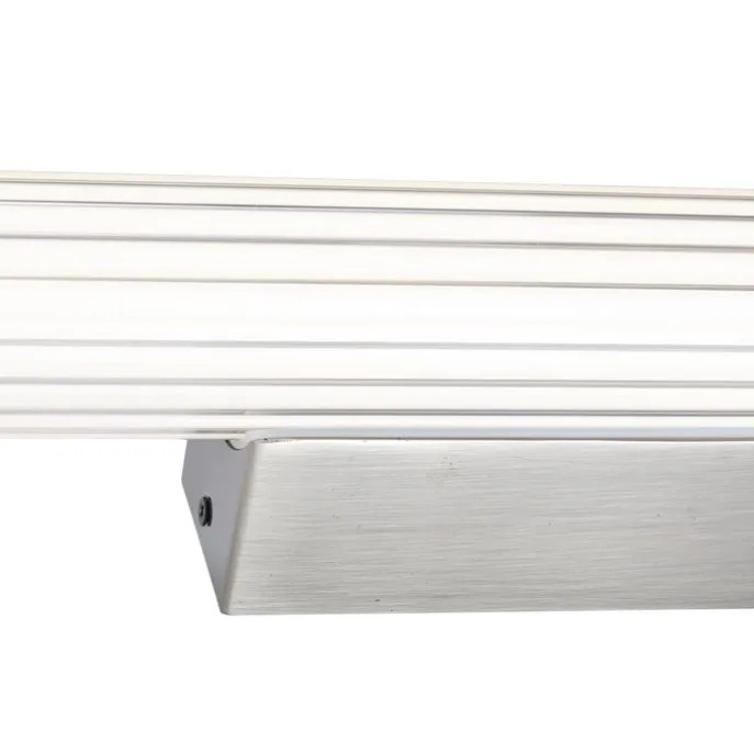 Retro Wandleuchte Gunmetal 80,4 cm inkl. LED IP44 - Coco