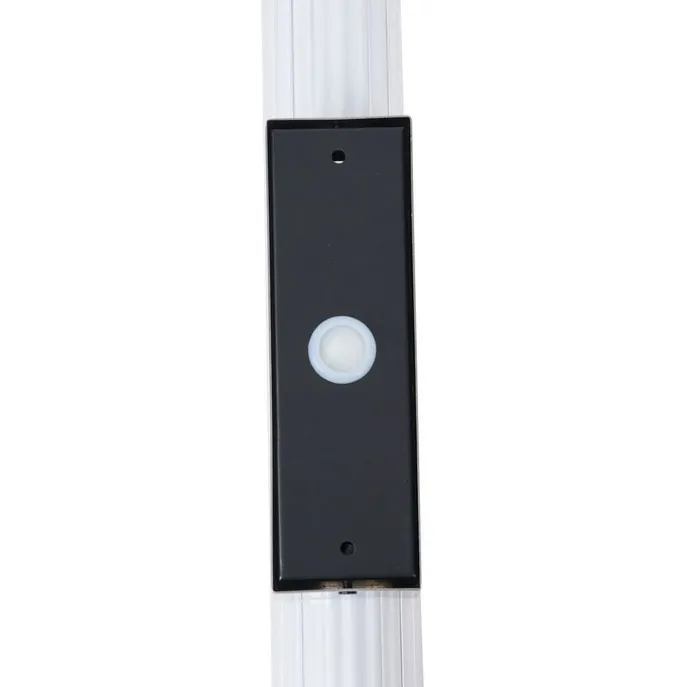 Retro Wandleuchte Gunmetal 80,4 cm inkl. LED IP44 - Coco