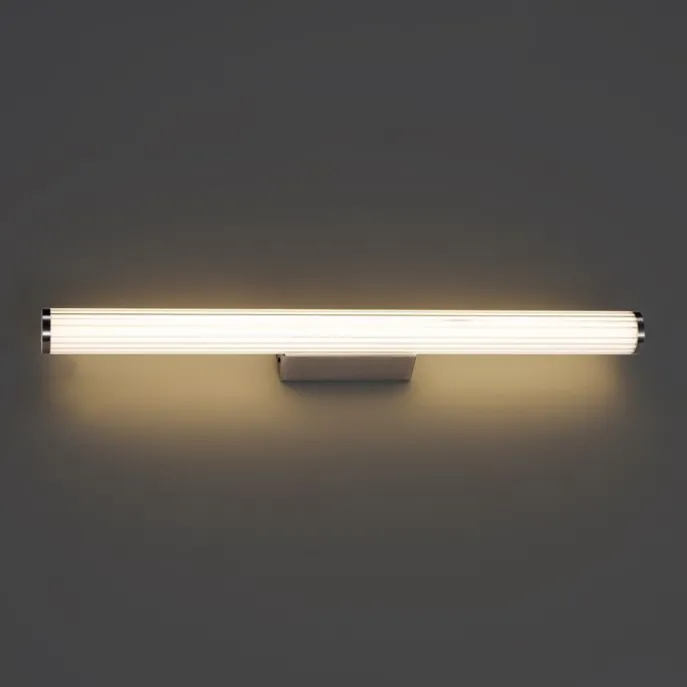 Retro Wandleuchte Gunmetal 80,4 cm inkl. LED IP44 - Coco