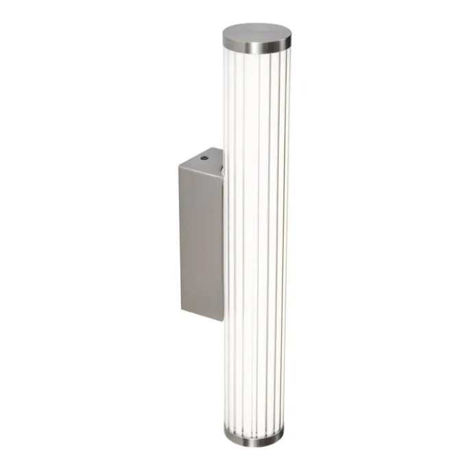 Retro Wandleuchte Gunmetal 40cm inkl. LED IP44 - Coco