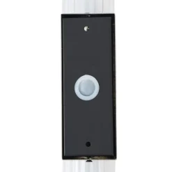 Retro Wandleuchte Gunmetal 40cm inkl. LED IP44 - Coco