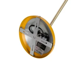 Retro-Deckenleuchte Gelb mit Bronze - Milou