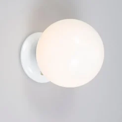 Retro-Deckenleuchte weißes Opalglas - Scoop