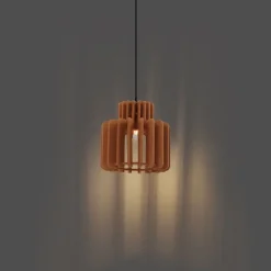 Retro-Hängelampe Orange - Felt