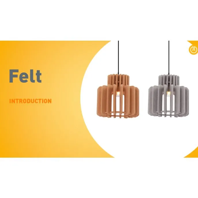 Retro-Hängelampe schwarz mit taupefarbenem Schirm - Felt