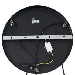 Retro-Hängelampe schwarz mit Orange 3-flammig - Felt