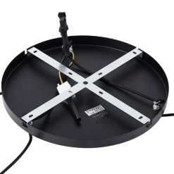 Retro-Hängelampe schwarz mit grünem Glas 3-flammig - Denise