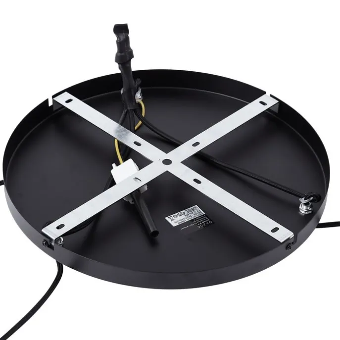 Retro-Hängelampe schwarz mit grünem Glas 3-flammig - Denise