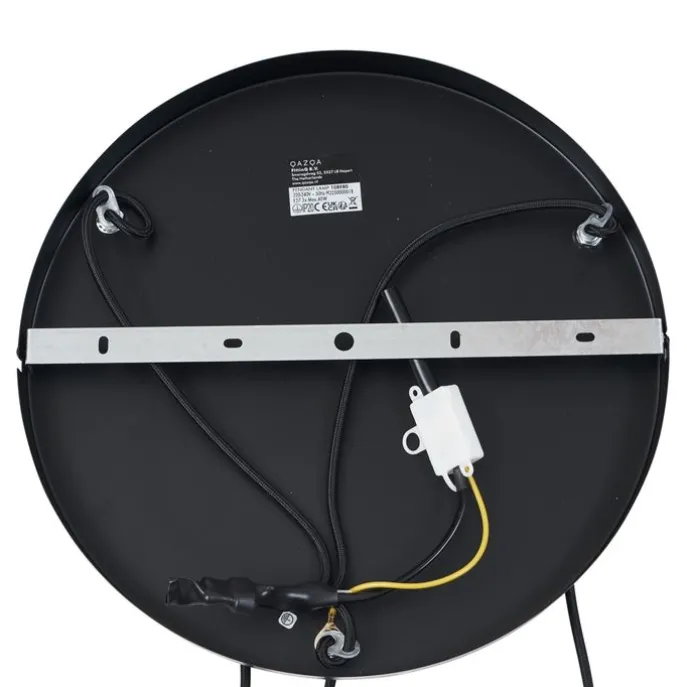 Retro-Hängelampe schwarz mit Taupe 3-flammig - Felt