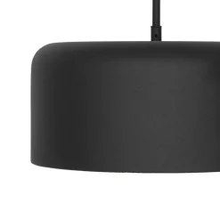 Retro-Hängelampe schwarz mit goldenem Innenleben – Jinte