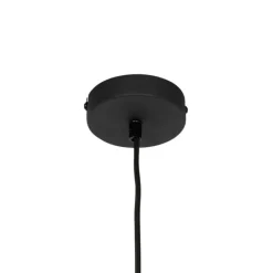 Retro-Hängelampe schwarz mit goldenem Innenleben – Jinte