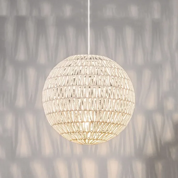 Retro-Hängelampe weiß 40 cm - Lina Ball 40