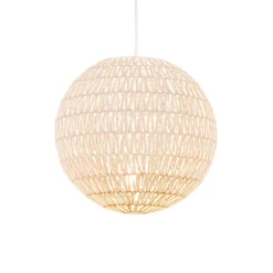 Retro-Hängelampe weiß 40 cm - Lina Ball 40