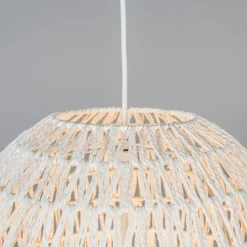 Retro-Hängelampe weiß 40 cm - Lina Ball 40