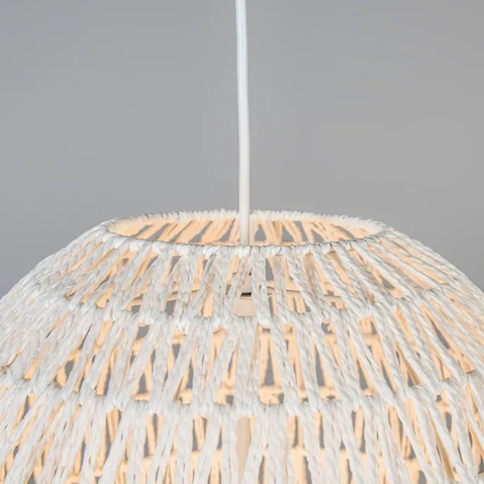 Retro-Hängelampe weiß 40 cm - Lina Ball 40