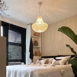 Retro-Hängelampe weiß 50 cm - Lina Cono 50