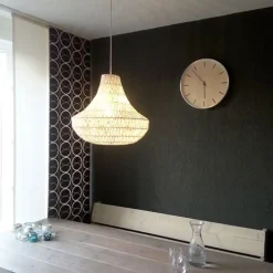 Retro-Hängelampe weiß 50 cm - Lina Cono 50