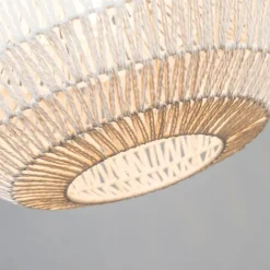 Retro-Hängelampe weiß 50 cm - Lina Cono 50