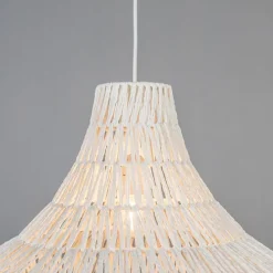 Retro-Hängelampe weiß 50 cm - Lina Cono 50