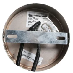 Retro-Hängelampe Weiß Rund - Halo Cirque