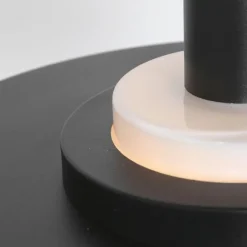 Retro-Pendelleuchte Schwarz und Gold mit Glas-Innenleben - Flinter