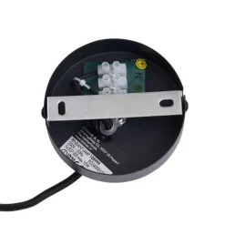 Retro-Pendelleuchte Schwarz mit Grünglas - Bizle