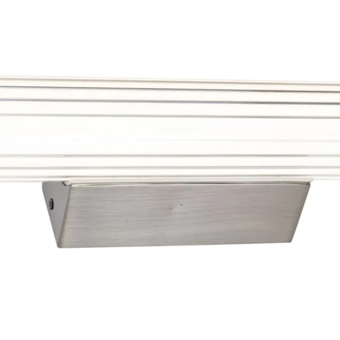 Retro-Wandleuchte Gunmetal 60,4 cm inkl. LED IP44 - Coco