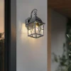 Romantische Außenwandlaterne in Antiksilber – London