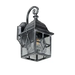 Romantische Außenwandlaterne in Antiksilber – London