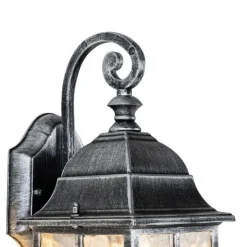 Romantische Außenwandlaterne in Antiksilber – London