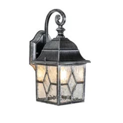 Romantische Außenwandlaterne in Antiksilber – London