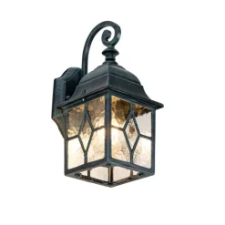 Romantische Außenwandlaterne dunkelgrün - London