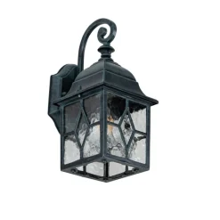 Romantische Außenwandlaterne dunkelgrün - London