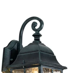 Romantische Außenwandlaterne dunkelgrün - London