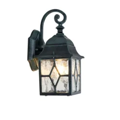 Romantische Außenwandlaterne dunkelgrün - London