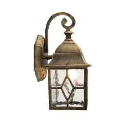 Romantische Außenwandleuchte Bronze - London