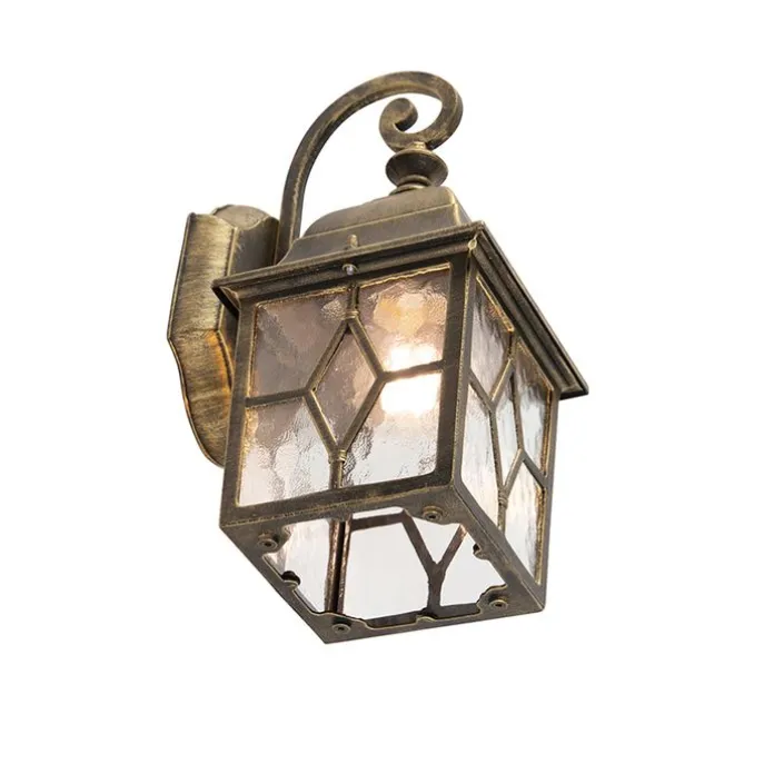 Romantische Außenwandleuchte Bronze - London